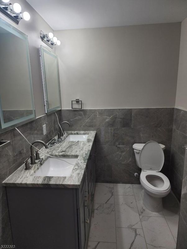 Bathroom, Dual Sink Vanities, Interior, Marble