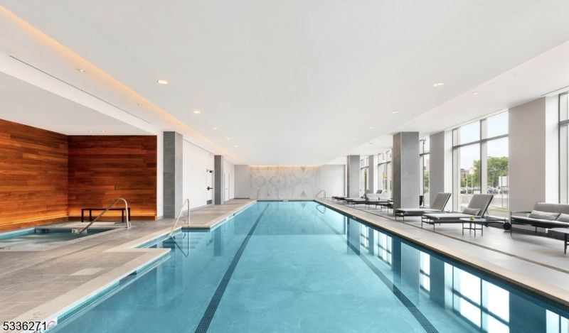 Interior, Pool, Recessed Lighting, Wooden Walls