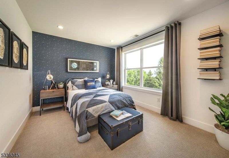 Bedroom, Interior, Recessed Lighting