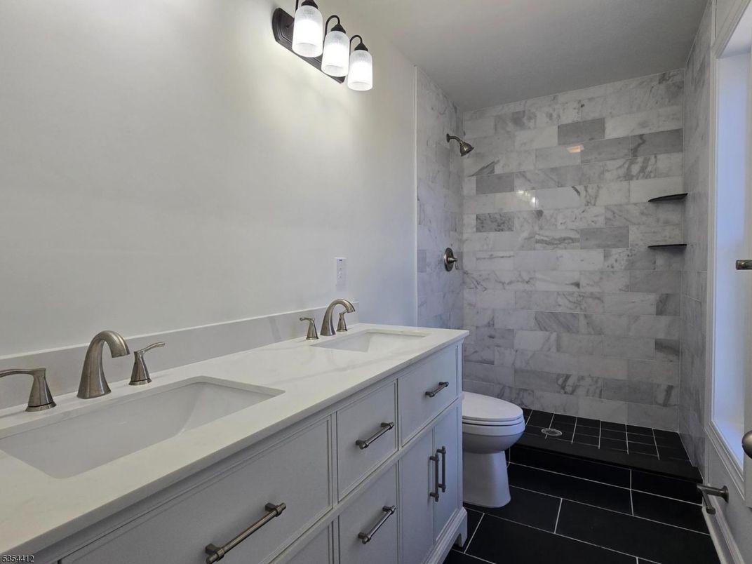 Bathroom, Dual Sink Vanities, Interior, Marble Walls
