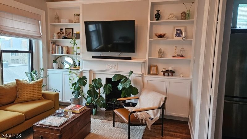 Fireplace, Interior, Living room, Wood Texture Flooring