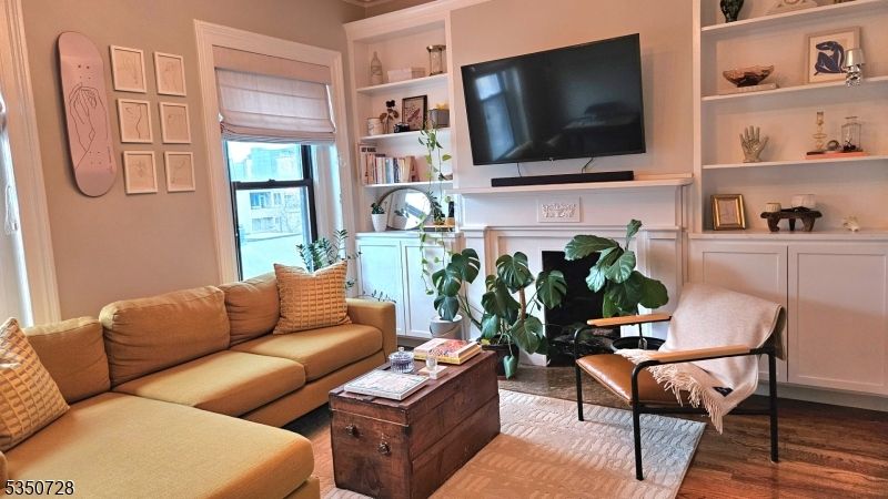 Fireplace, Interior, Living room, Wood Texture Flooring