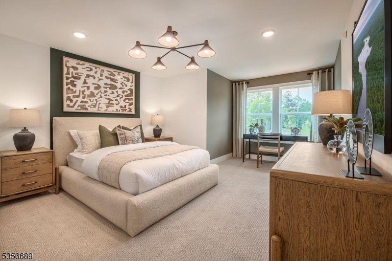 Bedroom, Interior, Recessed Lighting