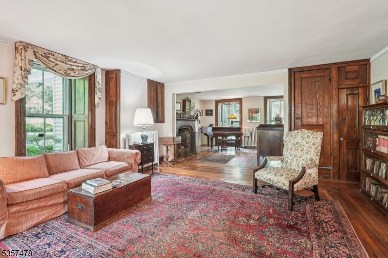 Fireplace, Interior, Living room, Piano, Wood Texture Flooring