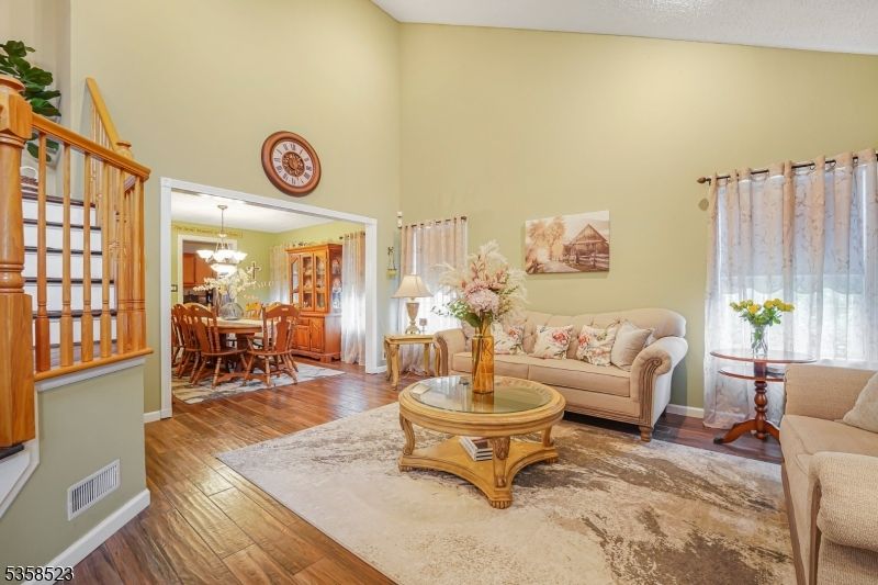 Chandelier, Dining room, Interior, Living room, Wood Texture Flooring