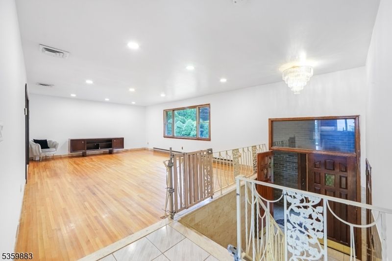 Chandelier, Interior, Recessed Lighting, Wood Texture Flooring