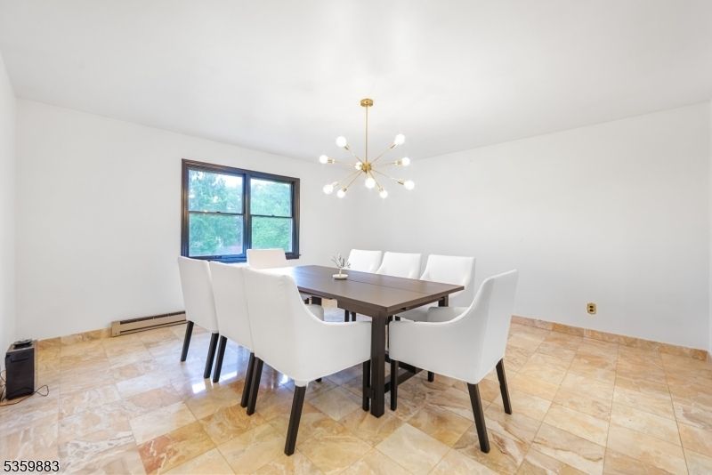 Dining room, Interior, Pendant Lights