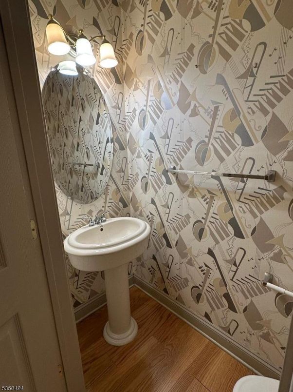 Bathroom, Interior, Wood Texture Flooring