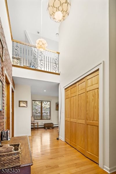 Fireplace, Interior, Recessed Lighting, Wood Texture Flooring