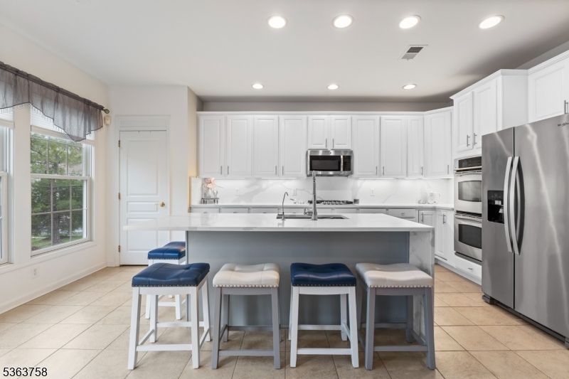 Interior, Kitchen, Recessed Lighting, Stainless Steel Appliances