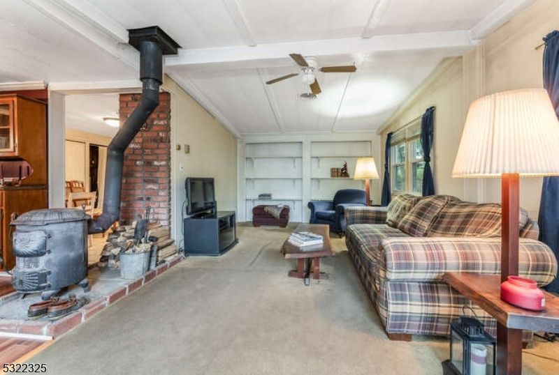 Fireplace, Interior, Living room, Stone Walls