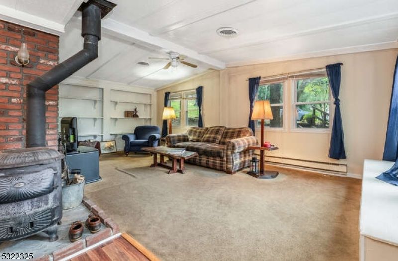 Fitness Equipment, Interior, Living room, Stone Walls