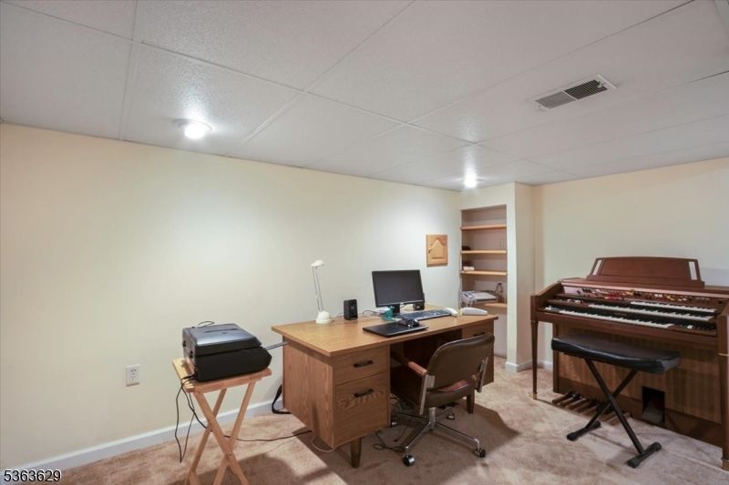 Home Office, Interior, Piano
