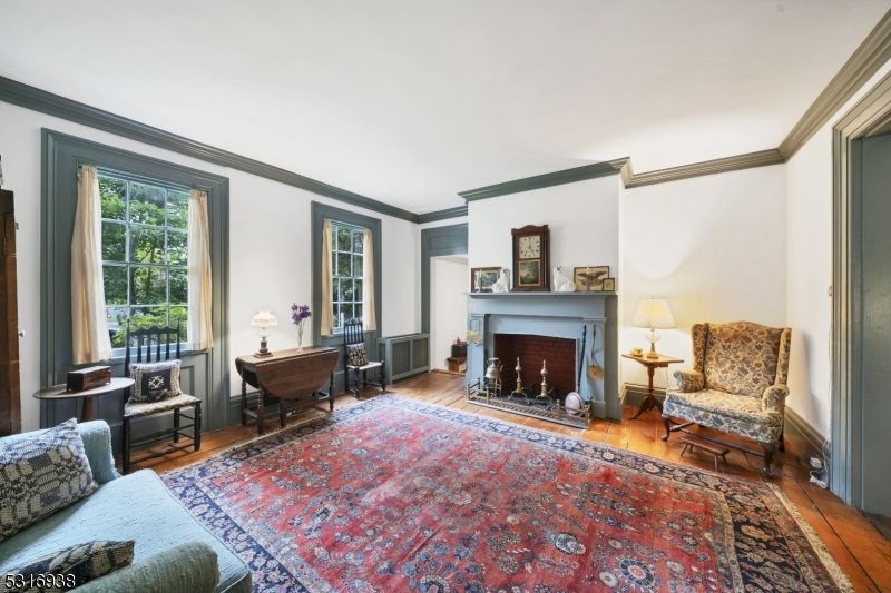 Fireplace, Interior, Wood Texture Flooring