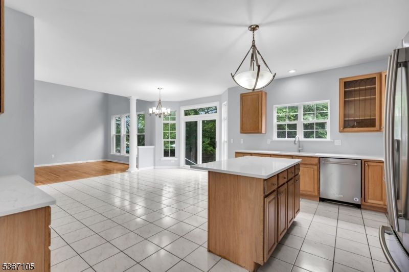 Chandelier, Interior, Kitchen, Pendant Lights, Recessed Lighting