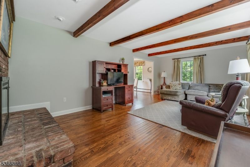 Interior, Living room, Wooden Beams, Wood Texture Flooring