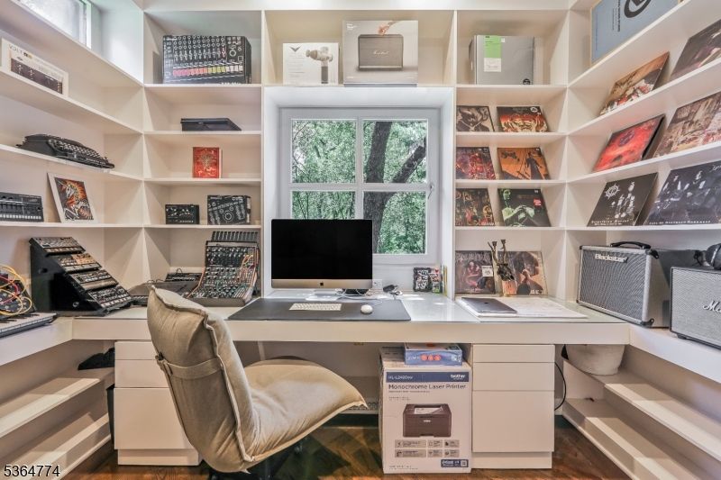 Home Office, Interior, Wood Texture Flooring