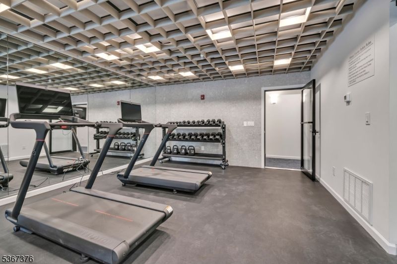 Fitness Equipment, Gym, Interior