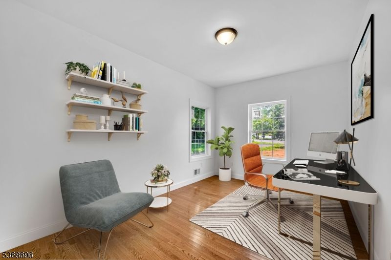Home Office, Interior, Wood Texture Flooring