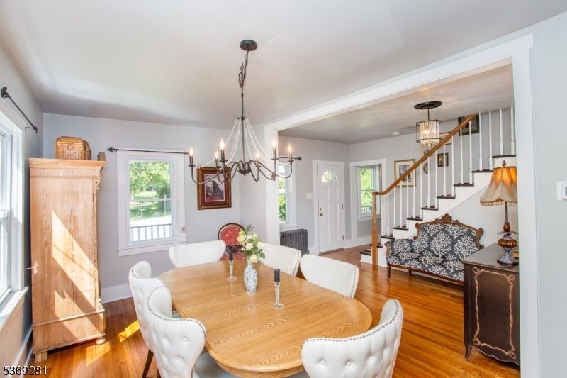 Chandelier, Dining room, Interior, Pendant Lights, Wood Texture Flooring