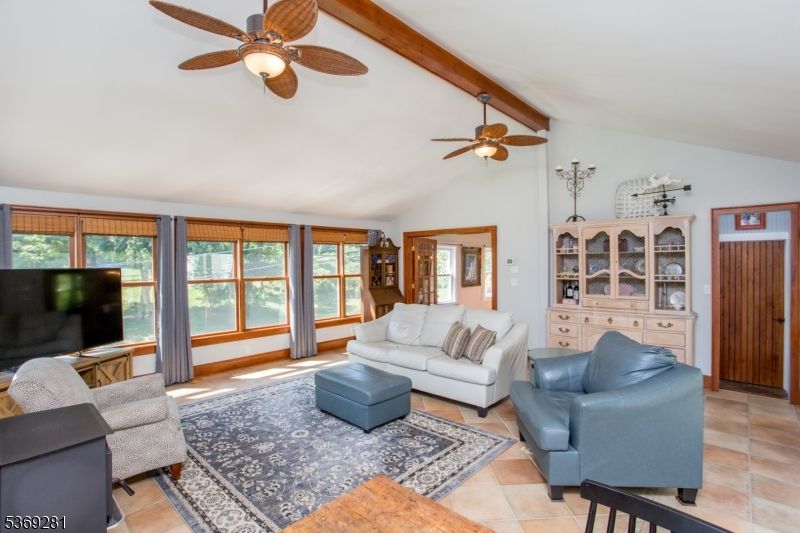 Interior, Living room, Wooden Beams