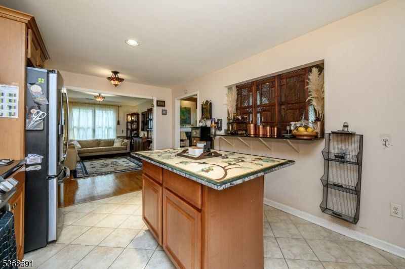 Interior, Kitchen, Living room, Recessed Lighting, Wood Texture Flooring