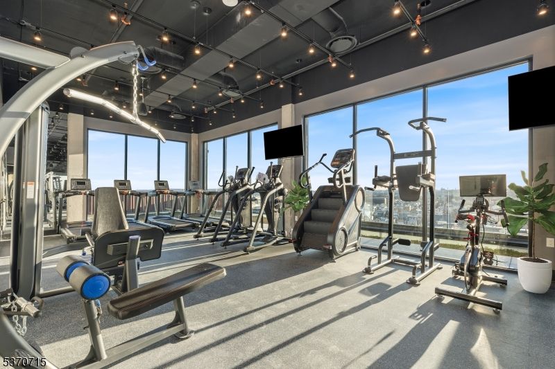 Fitness Equipment, Gym, Interior