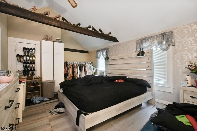 Bedroom, Interior, Wooden Beams, Wood Texture Flooring