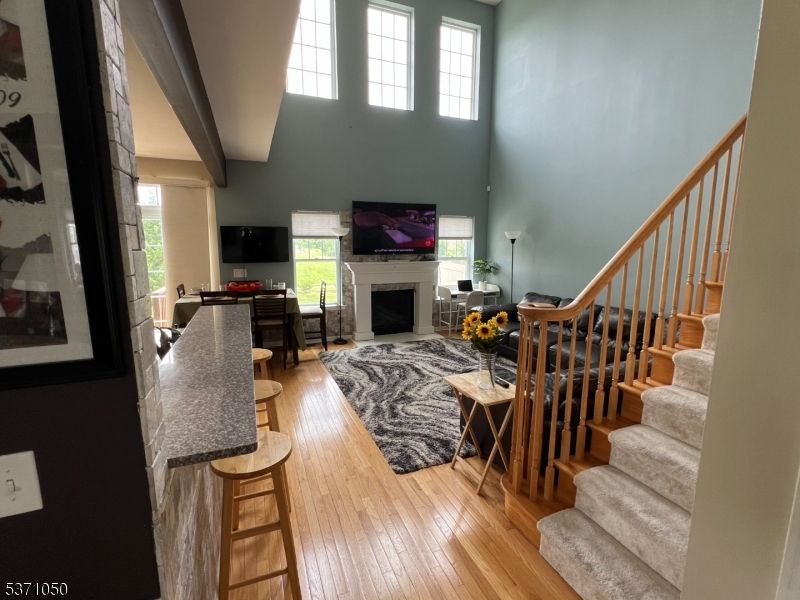Fireplace, Interior, Living room, Wood Texture Flooring