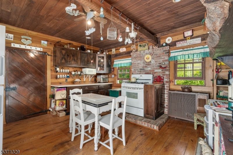 Interior, Kitchen, Stone Walls, Wooden Beams, Wooden Ceilings, Wood Texture Flooring, Wooden Walls