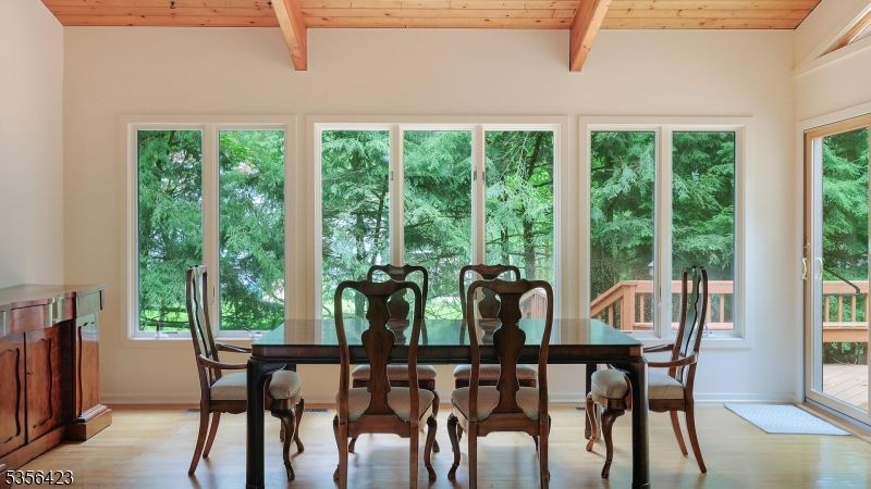 Dining room, Interior, Wooden Beams, Wooden Ceilings, Wood Texture Flooring