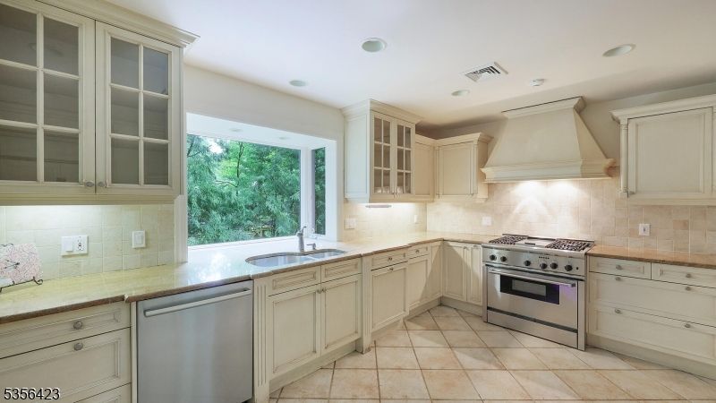 Interior, Kitchen, Recessed Lighting, Stainless Steel Appliances