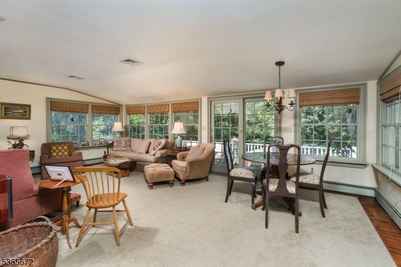 Dining room, Interior, Living room, Pendant Lights, Wood Texture Flooring