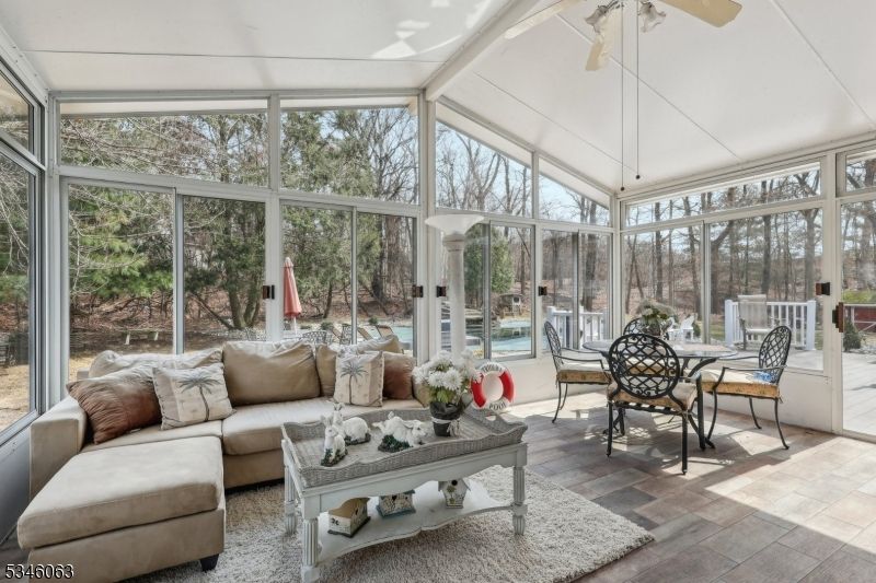 Interior, Sun Room, Wood Texture Flooring