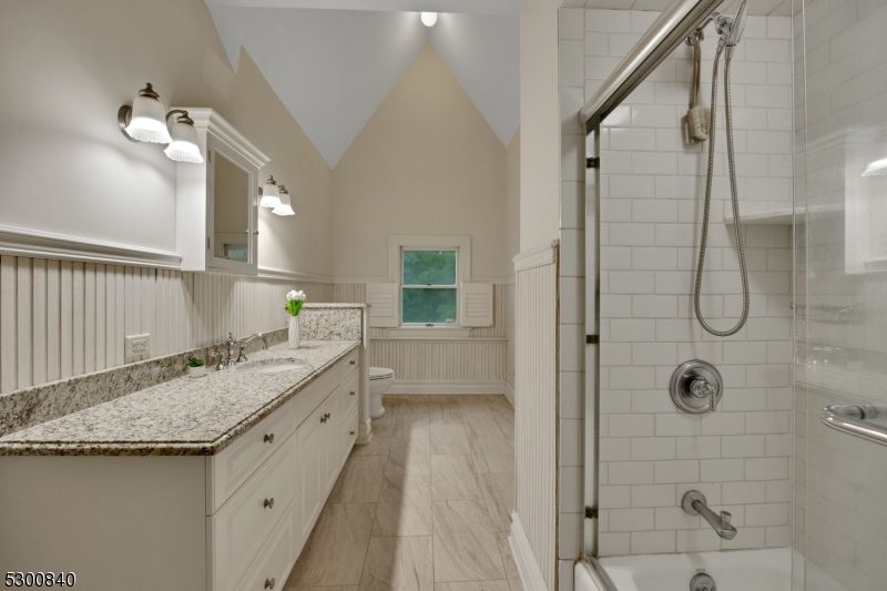 Bathroom, Dual Sink Vanities, Glass Shower, Interior