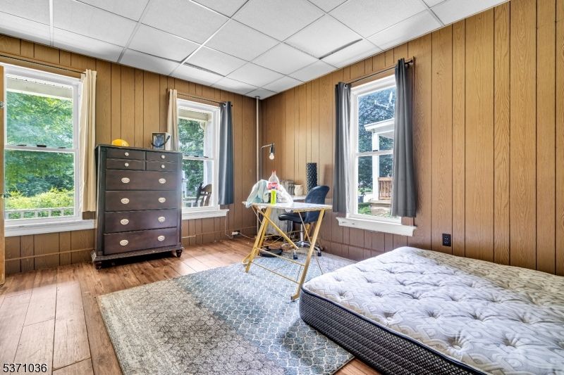 Bedroom, Interior, Wood Texture Flooring, Wooden Walls