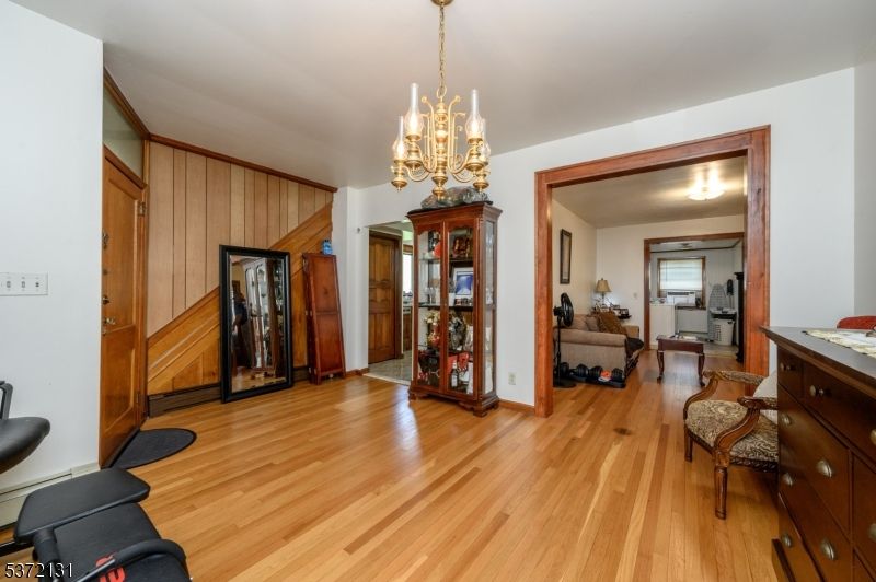 Chandelier, Interior, Wood Texture Flooring