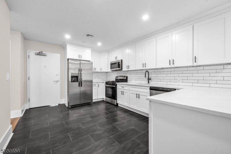 Interior, Kitchen, Recessed Lighting, Stainless Steel Appliances