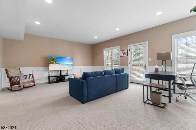 Home Office, Interior, Living room, Recessed Lighting
