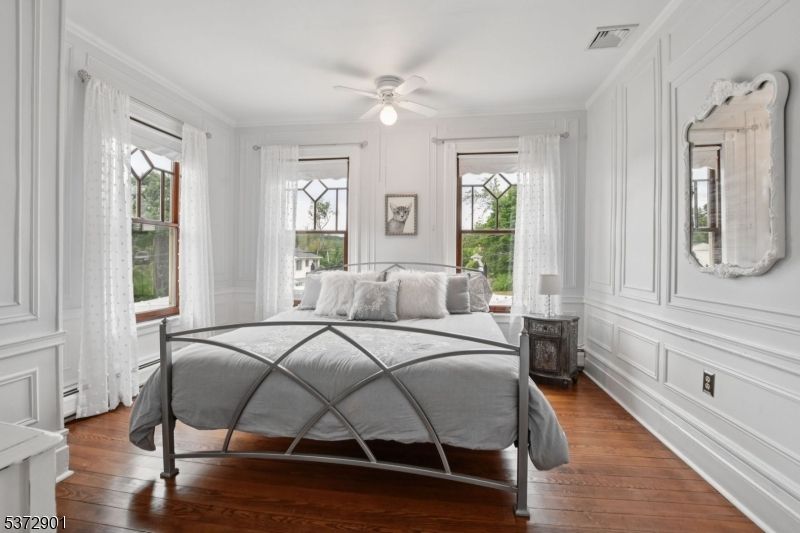 Bedroom, Interior, Wood Texture Flooring