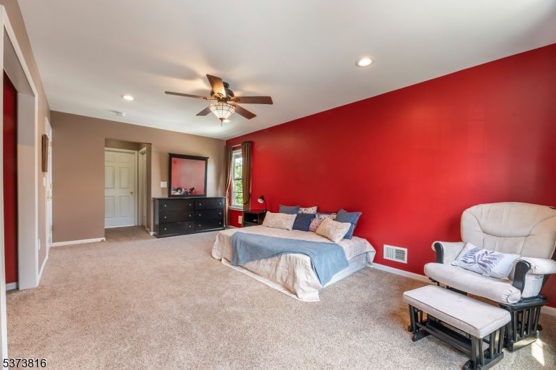 Bedroom, Interior, Recessed Lighting