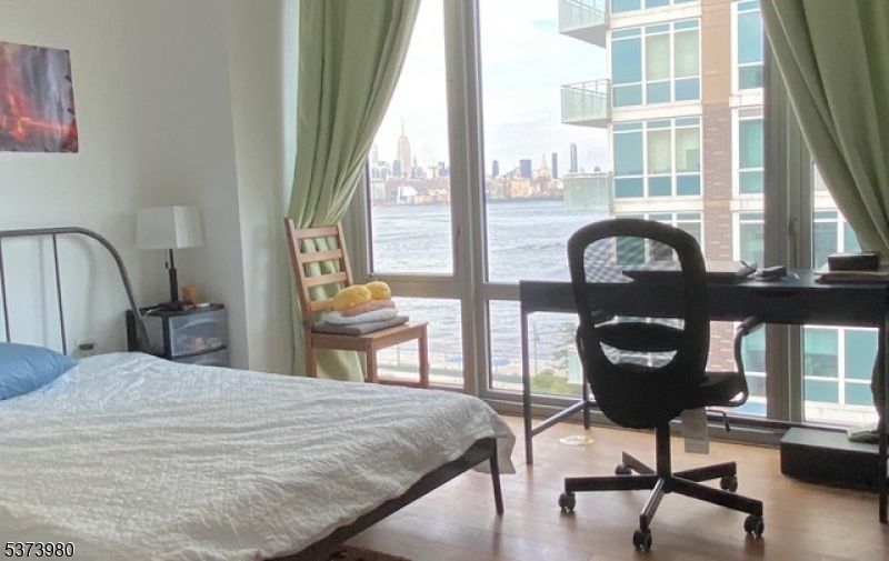 Bedroom, Home Office, Interior, Water, Wood Texture Flooring