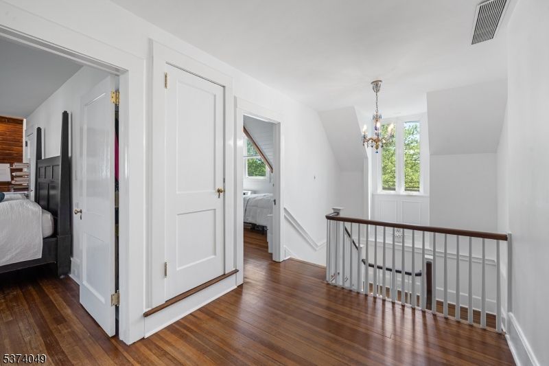 Bedroom, Chandelier, Interior, Wood Texture Flooring