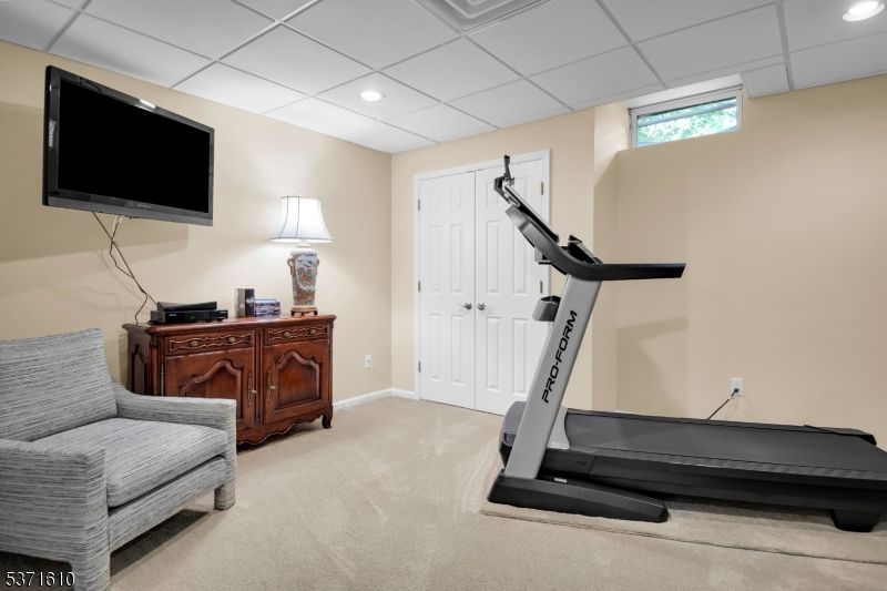 Fitness Equipment, Interior, Recessed Lighting