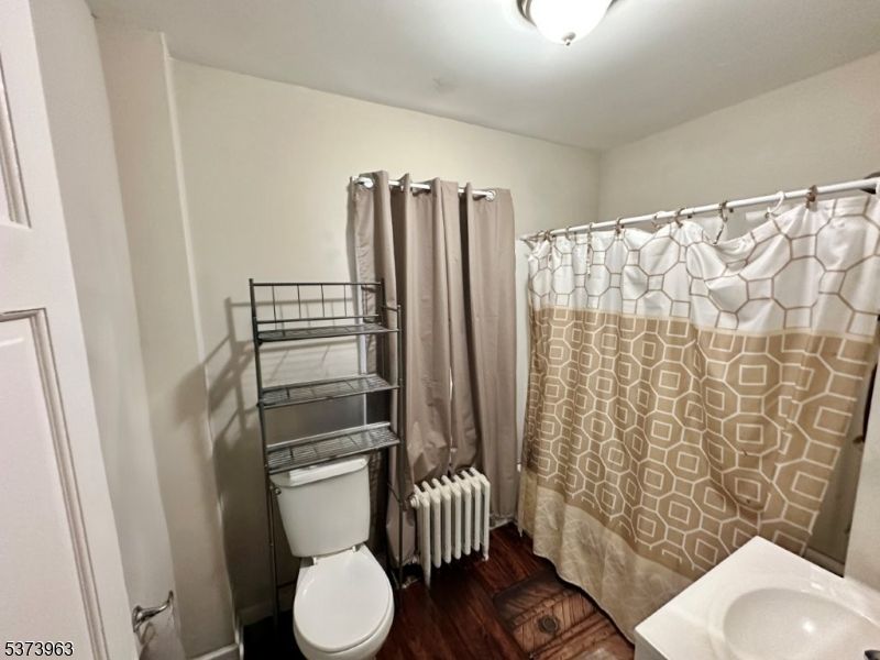 Bathroom, Interior, Tile Countertops, Wood Texture Flooring