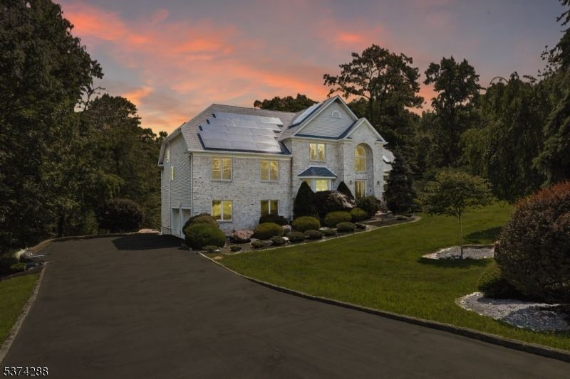 Attached, Exterior, Facade, Solar Panels, French Provincial