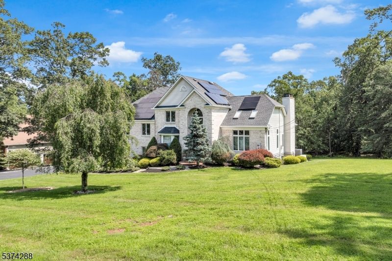 Backyard, Exterior, Facade, Solar Panels, French Provincial