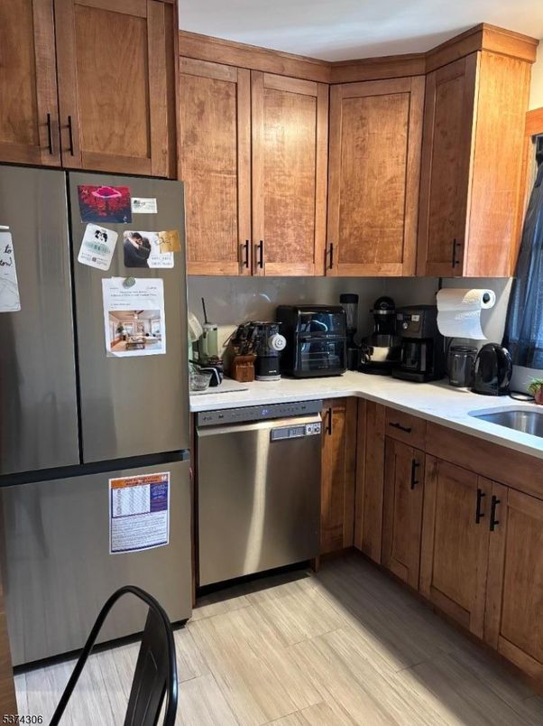 Interior, Kitchen, Wood Texture Flooring