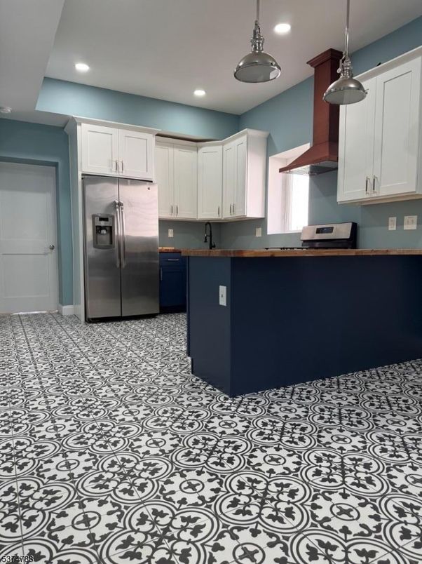 Interior, Kitchen, Pendant Lights, Recessed Lighting