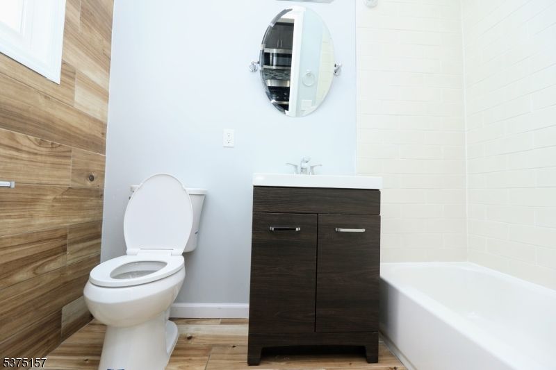 Bathroom, Interior, Wood Texture Flooring, Wooden Walls